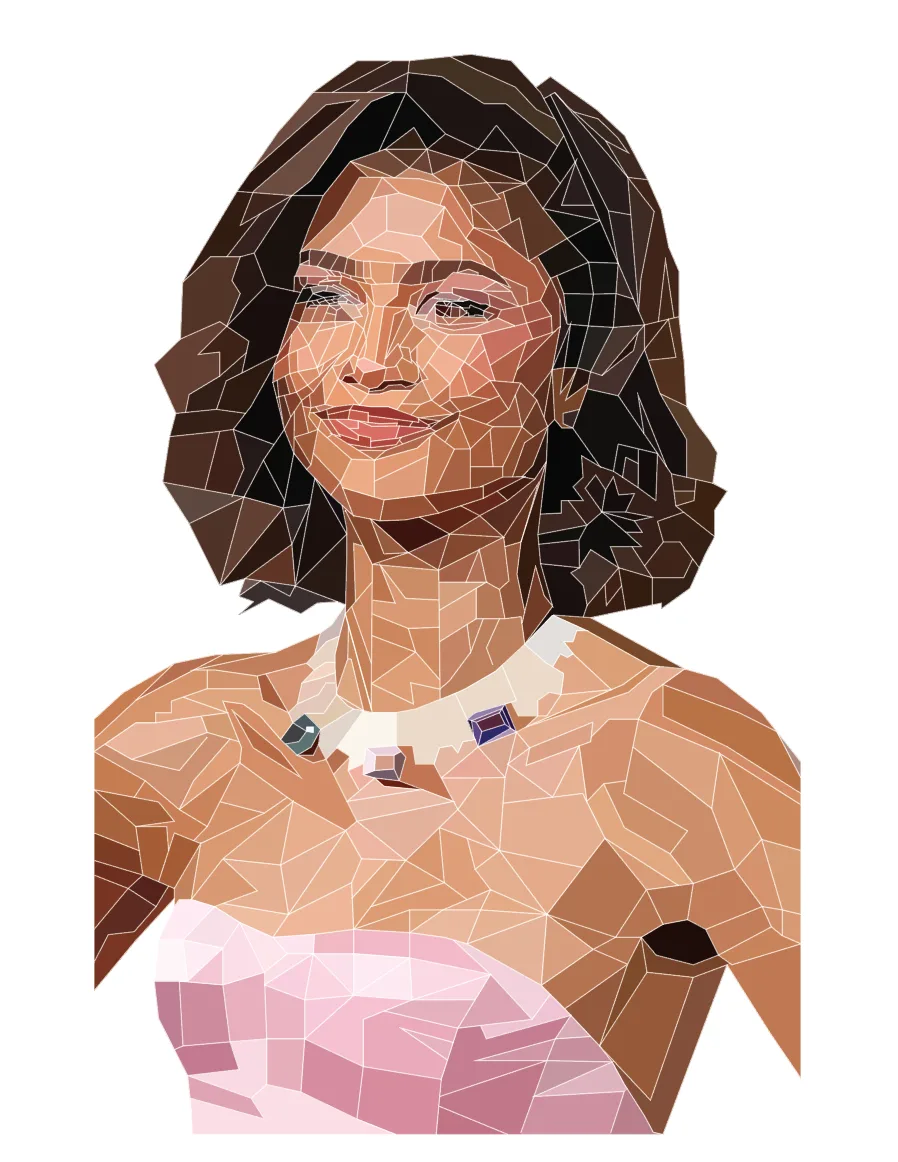 Mosaic of Zendaya by Samantha Herrera