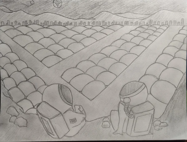 Dear Earth. Pencil and paper. I created th… by Chijioke Minweh