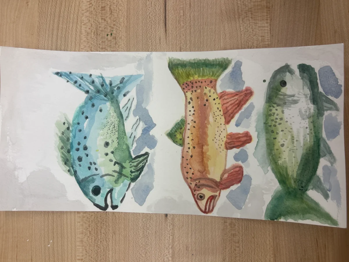 Fish amongst the Sea by Karan Weiby