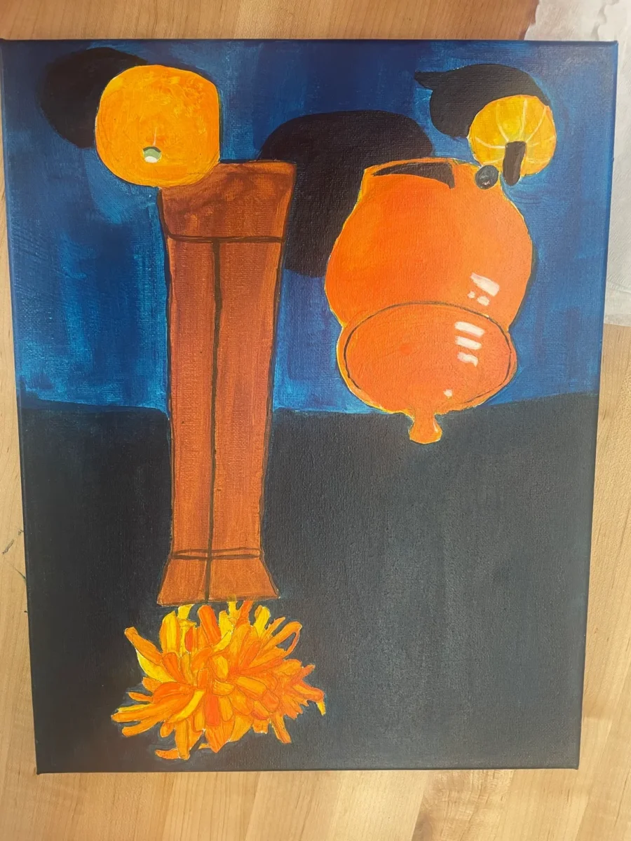This is a still life painting. by Allison Jacobs