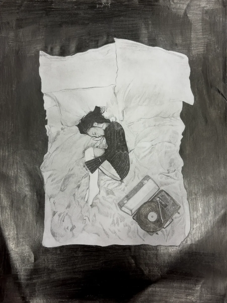 Me and my record player by Alina Phuvasate