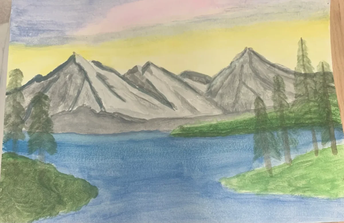 Watercolor Landscape by Brandon Yee