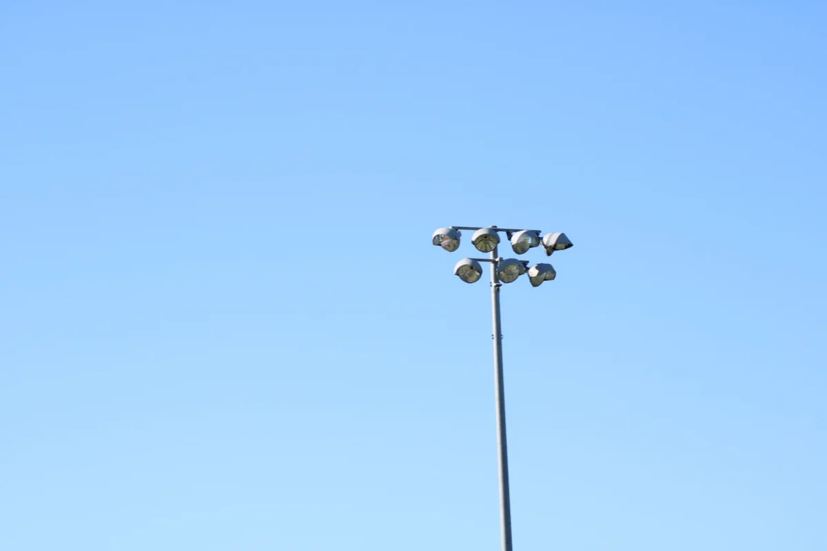 I love the simplicity of this photo. It is on fo the stadium lights on my high school football field. It makes me feel nostalgia and joy. by Peyton Rogers