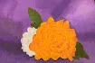 Complementary Color Flower Painting, 2024/5 by Michelle Whitney