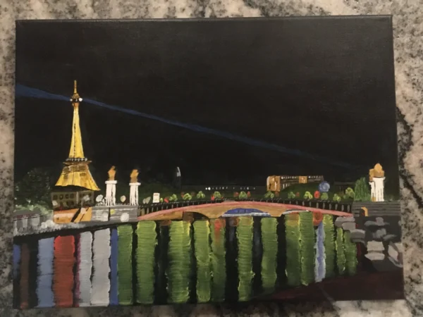 La Ville Des Lumières is an impressionisti… by Luke Pranger