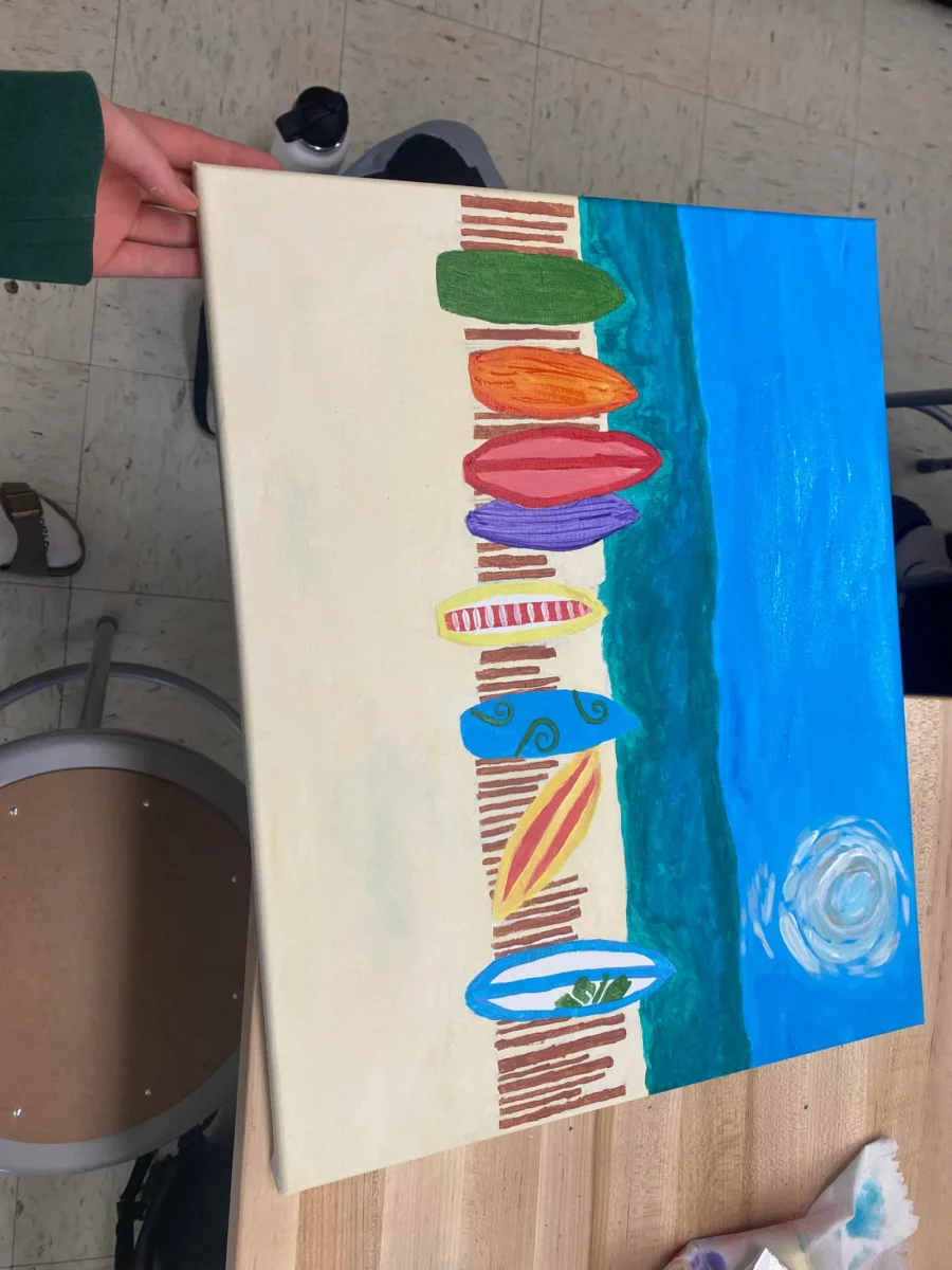 Surfboards on the Sand by Katelyn Sheridan