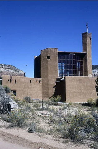 Christ In The Desert Monastery, Abiquiu, New Mexico